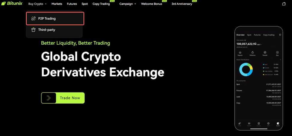 انجام معاملات P2P در بیت یونیکس